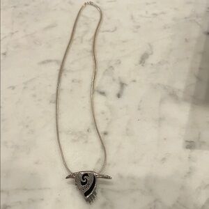 Sterling Silver Raven Pendant and Chain